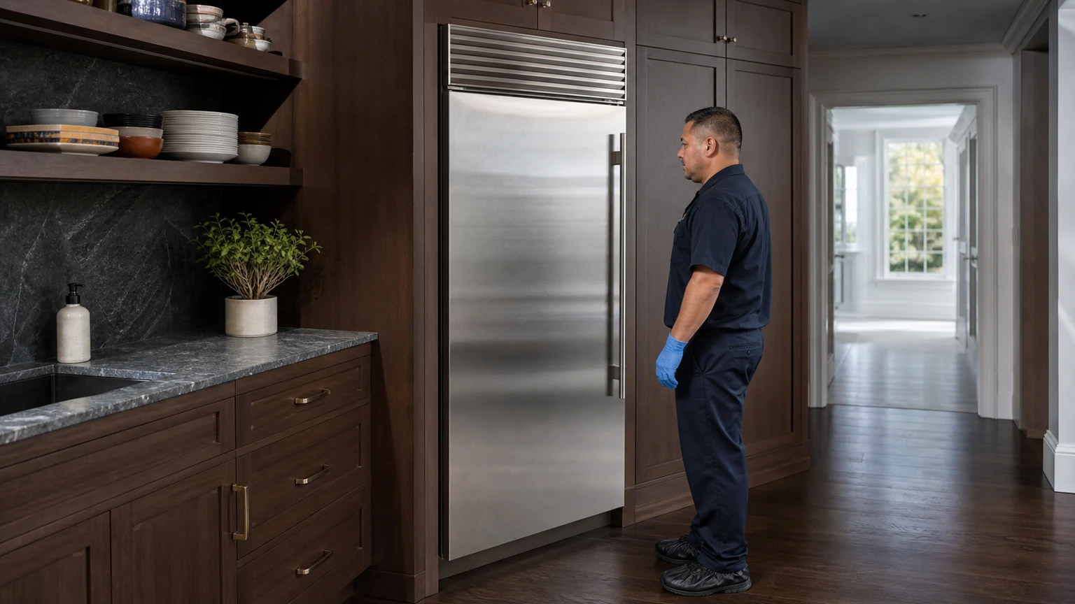 Built-in refrigerator diagnostic visit in Needham