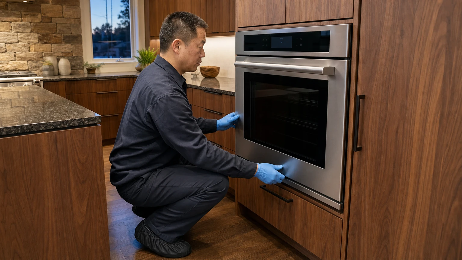 Built-in wall oven diagnostic visit in Needham