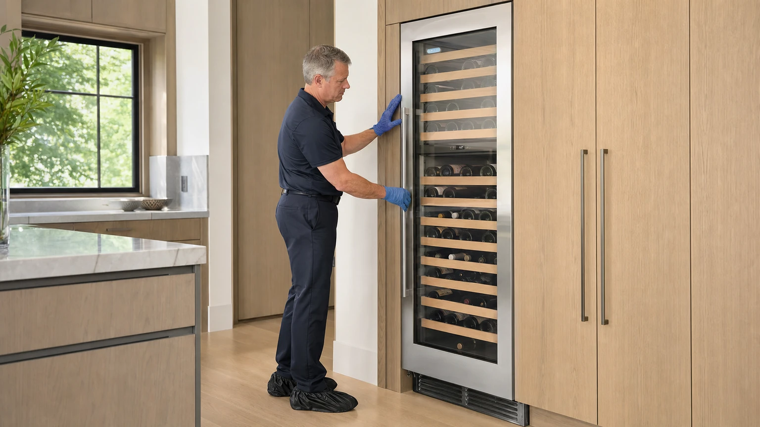Wine cooler diagnostic visit in Needham